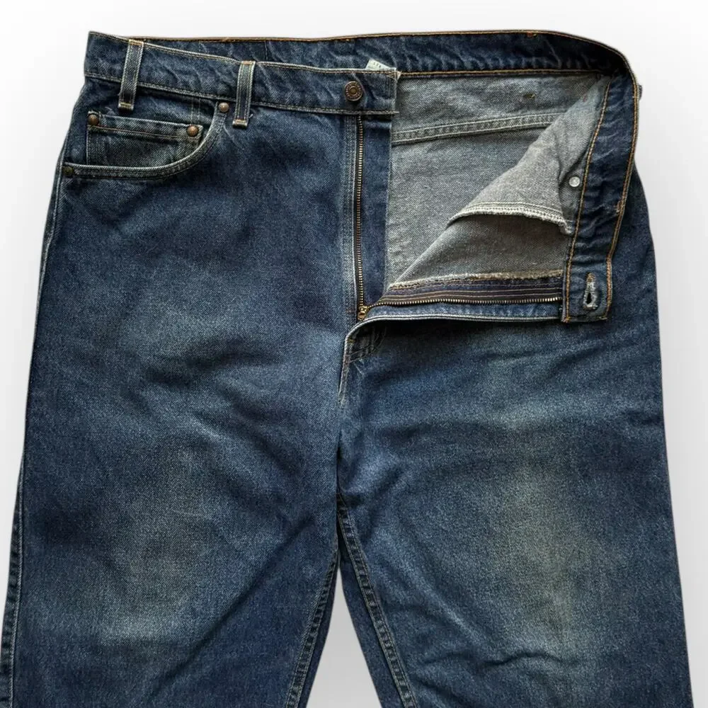 Vintage Y2K Levi's 540 Mens Blue Relaxed Fit Denim USA Straight Jeans Size 38x29